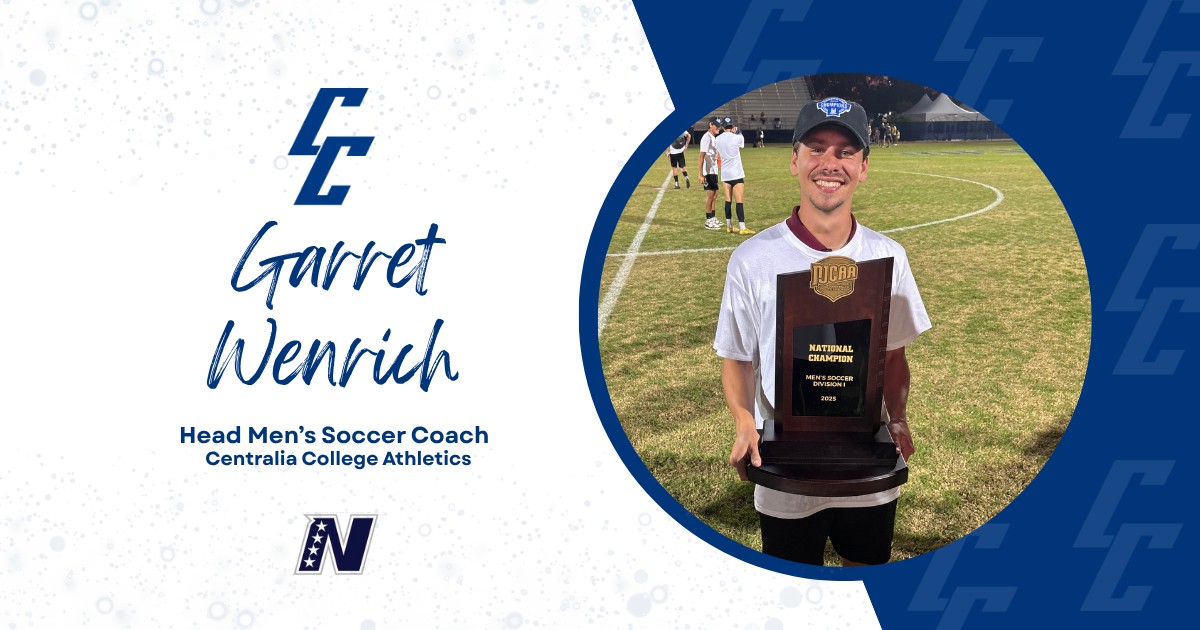 Centralia College Names Garret Wenrich Head Men&rsquo;s Soccer Coach