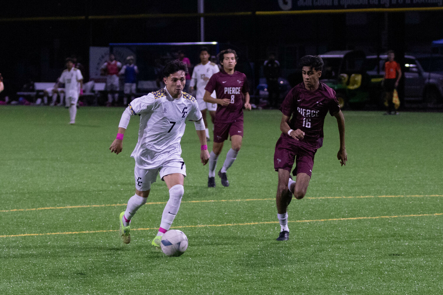 Men's Soccer Pushes Past Pierce for Win at Pink Out