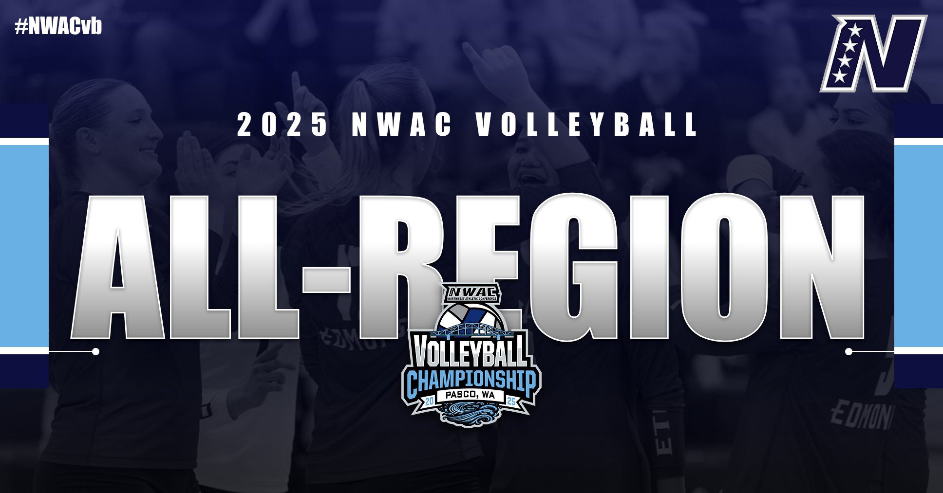 Six Blazers Named in 2025 NWAC Volleyball All-Region Selections